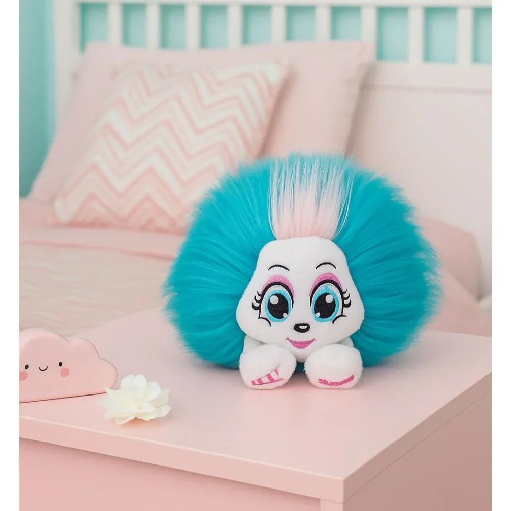 Shnooks Stuffed Mello Soft Plush Toy Marshmallow Scented Fluffy Hair Dead Stock
